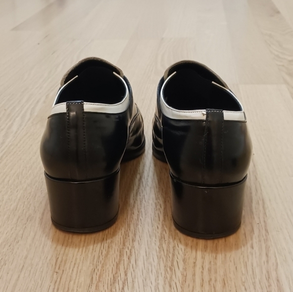 Hostpick🌞 Prada sz40 Calzature Donna brogues shoes twotone spats brogues boots - Picture 6 of 11